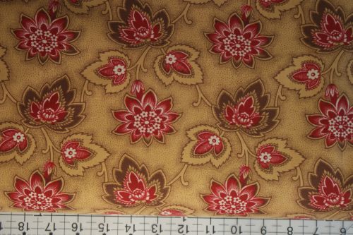 RUE INDIENNE MO1368312 LARGE LEAVES ON BEIGE